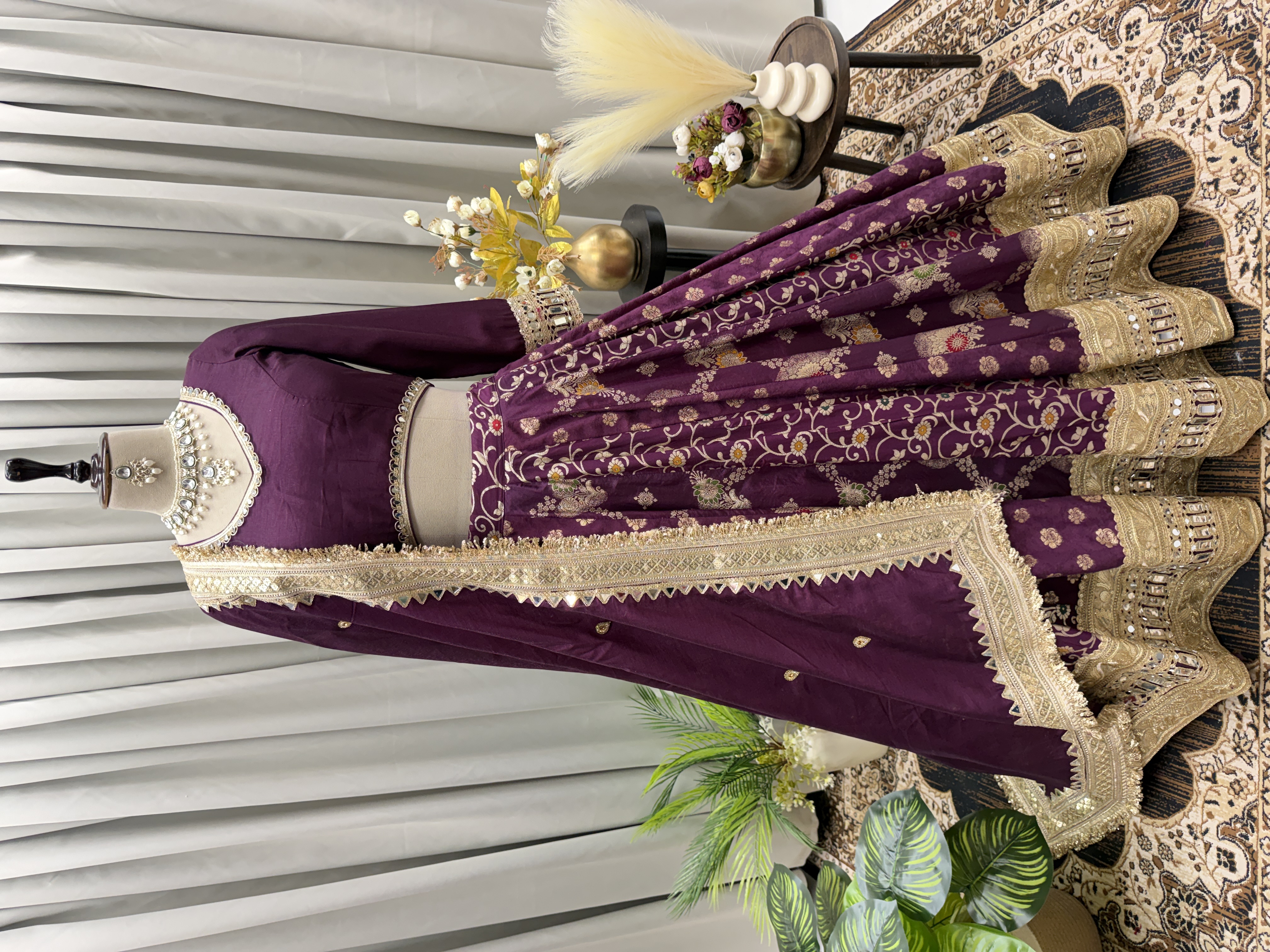 Royal Plum Lehenga Set